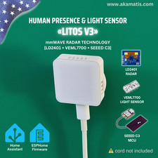 AKAMATIS Human Presence & Light Sensor Litos ...