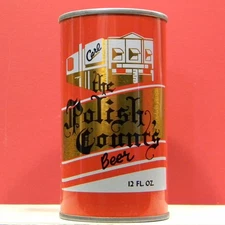 Polish Count's Beer Air-Filled Can Carl the Count Schell Minnesota Bc914 H/G