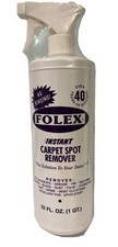 Folex Instant Carpet Spot Remover 32Fl. OZ. No Rinsing Spray Sealed