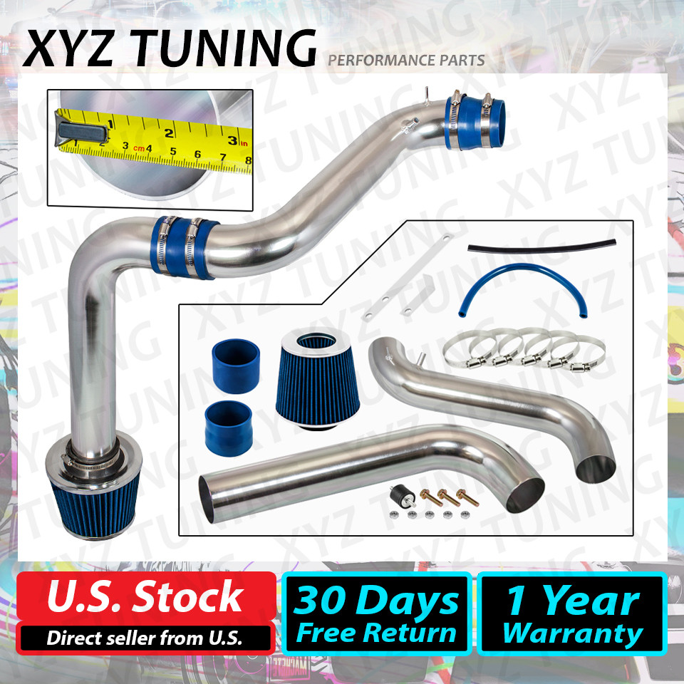 2.75" JDM BLUE Cold Air Intake Induction Kit + Filter For 90-93 Accord 2.2L L4