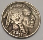 1938-D Buffalo Nickel- FULL HORN-Extra Fine Better Date Nice Original Coin BN825