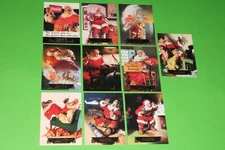 1993 COCA COLA SERIES 1 INSERT 10 CARD SET S1-S10 COLLECT-A-CARD SANTA SUBSET