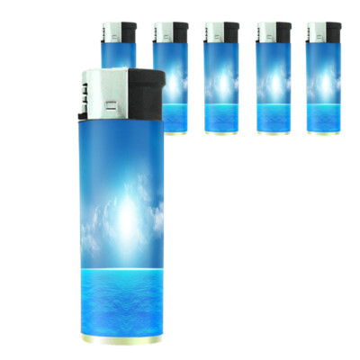 Ocean View D3 Set of 5 Electronic Butane Lighter