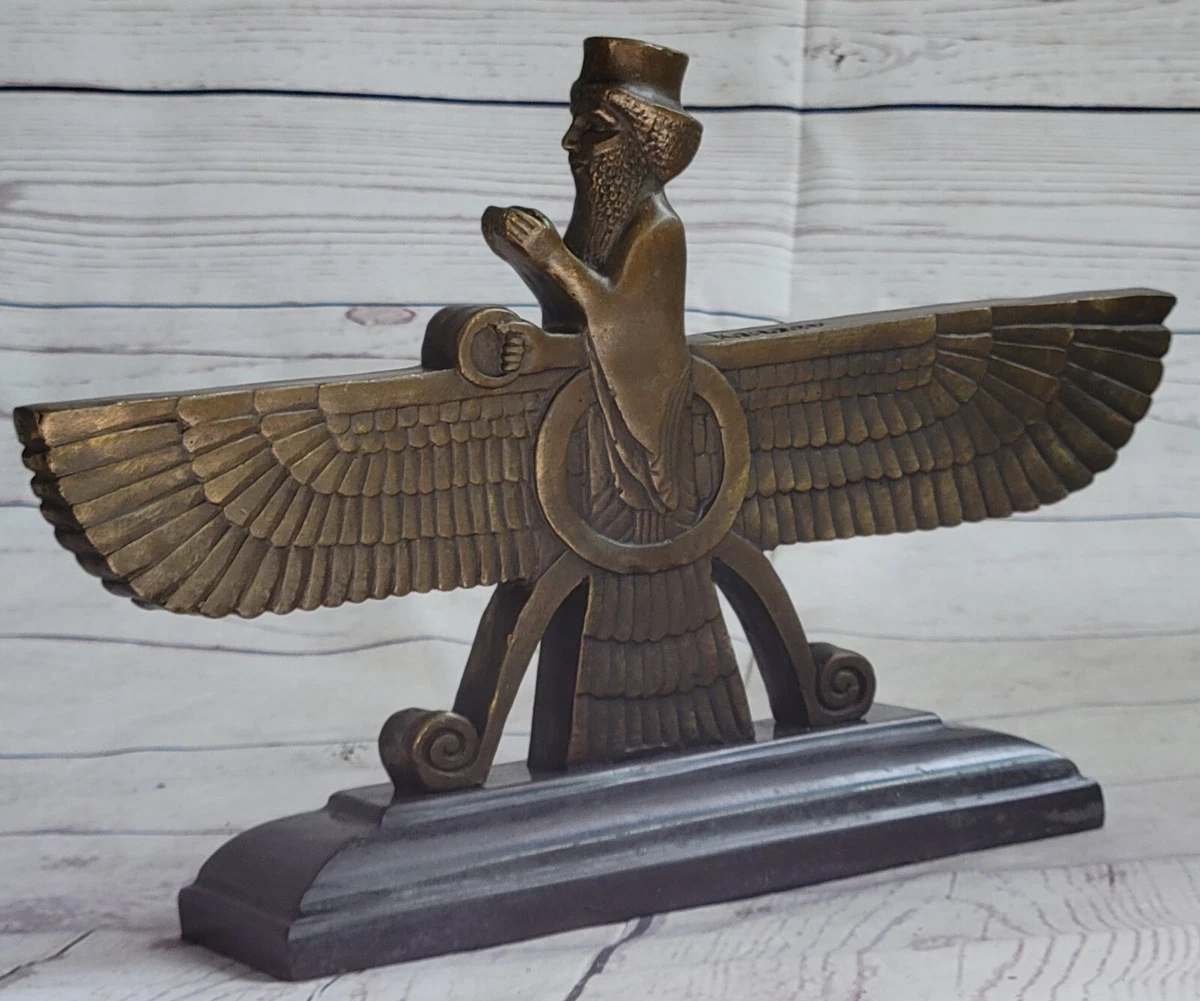 The Faravahar symbols of Zoroastrianism the state religion Ancient