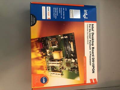D915PGN Intel Desktop Motherboard Socket 775 800MHz FSB ATX