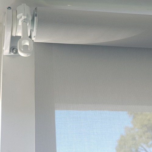 Outdoor Roll Down Screen Heavy Duty Roller Blind Custom Width 3m - 3.5m - Picture 30 of 43