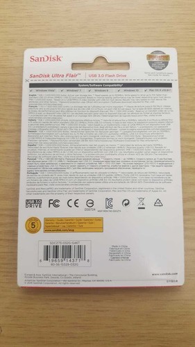 SANDISK Ultra Flair USB 3.0 Flash Drive 32GB - 第 2/3 張圖片