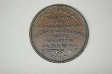 1837 Hard Times Token-Haselton & Palmer- EF with amazing Pedigree flip.  