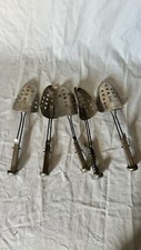 Vintage Metal Adjustable Shoe Stretchers   Set of 5   Industrial Boot Forms