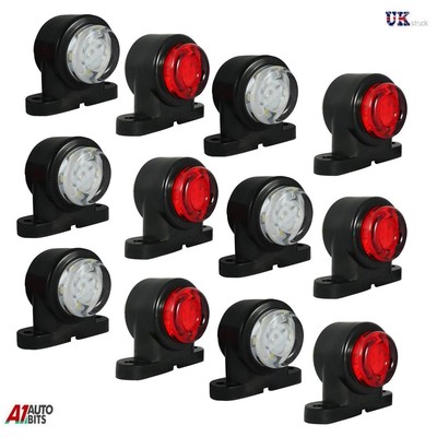 2 x LED SMD MINI SEITE GUMMI BEGRENZUNGSLEUCHTEN LEUCHTE TRAILER LKW 12/24V 2 x LED SMD MINI SEITE GUMMI BEGRENZUNGSLEUCHTEN LEUCHTE TRAILER LKW 12/24V