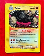 Lotto carte pokemon Golem 14/165 Reverse Expedition Eng Raro Nm