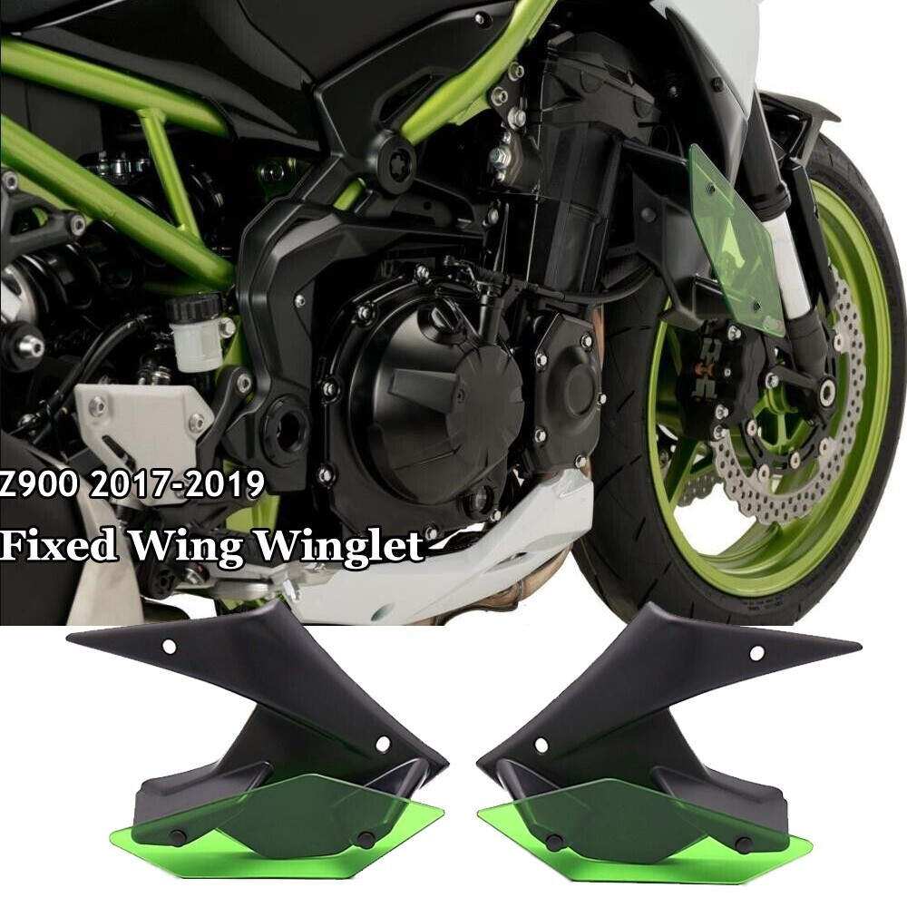 For Kawasaki Z900 2017 2018 2019 Fairings Side Spoilers Fixed Wing