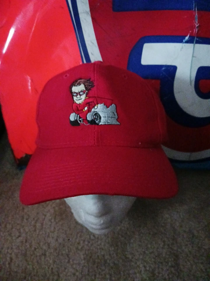 Красная кепка Kenny Wallace Racing Herminator Small 7 1/8 NASCAR Motorsports - Изображение 2 из 4