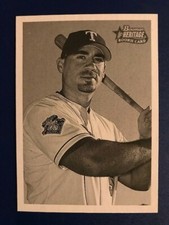 Travis Hafner 2001 Bowman Heritage RC #227