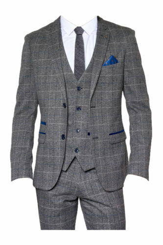 Chemise Manches Courtes Armand Thiery - Taille S, Grise à Carreaux - Coton/lin, Occasion Très Bon état