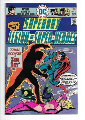 SUPERBOY #215, 1976 DC COMICS, VG+ CONDITION