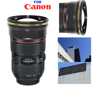 82MM 2.2X OPTICAL HD TELEPHOTO ZOOM EXTENDER FOR Canon EF 24-70mm f/2.8L II USM 