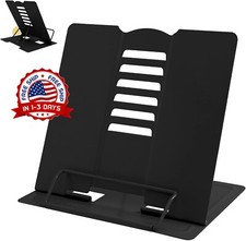 Metal Book Stand Book Holder Book Stand for Reading Adjustable Book Holder For