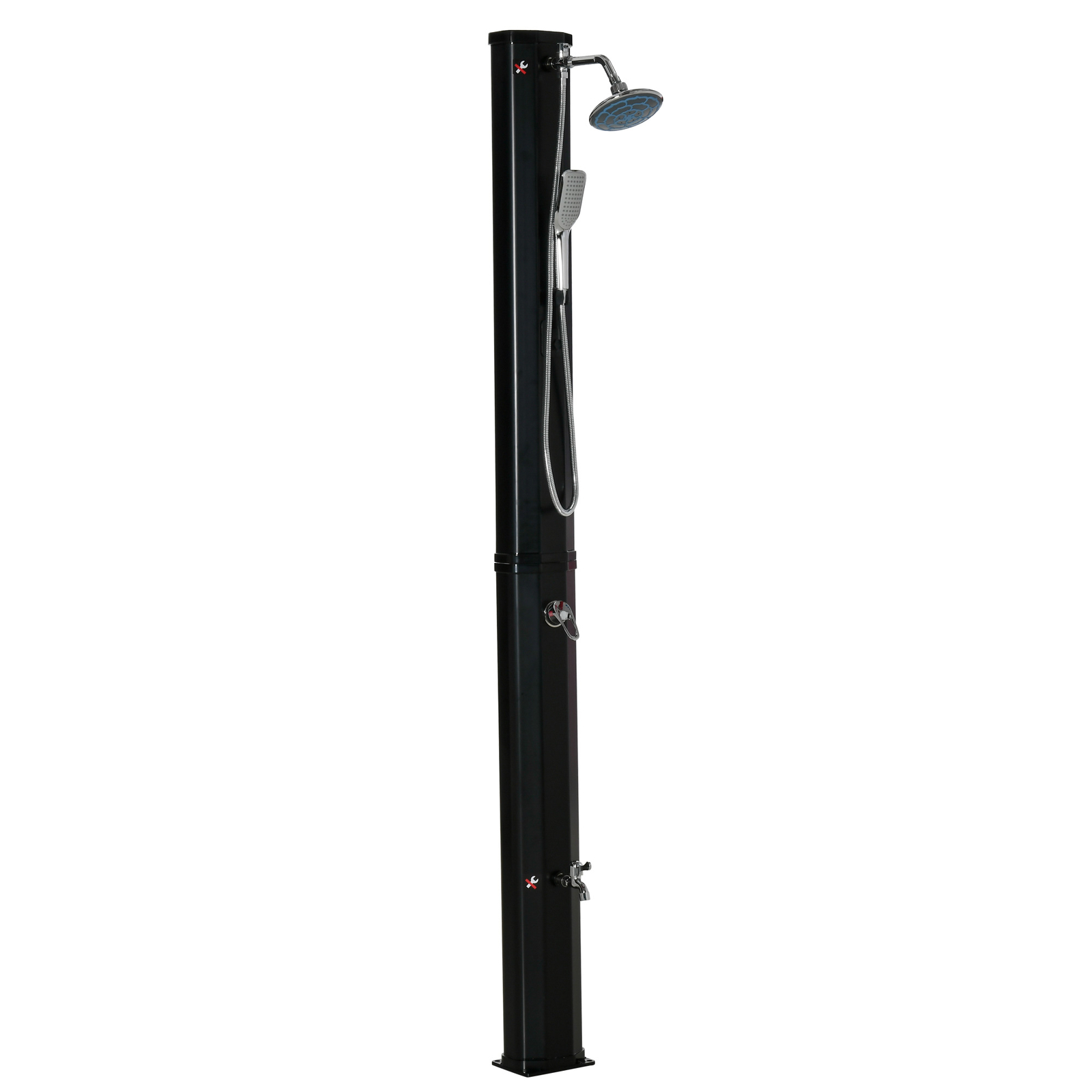 Portable Outdoor Solar Shower - 9.2 Gallon, Hot/Cold Adjustment, Great For Pool/Beach