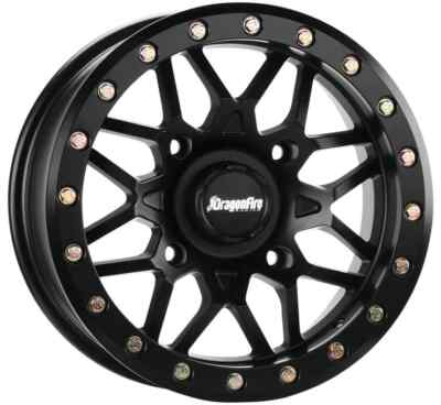 Dragon Fire Racing 14x7, 4/137, 5+2(+10mm), Black Typhon Wheels