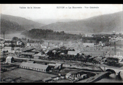 REVIN (08) TRAIN STATION, RAILWAY BRIDGE, VILLAS, SAWMILL & FACTORIES early 1900