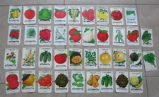 Lot of 38 Old Vintage 1960's-70's - VEGETABLE SEED PACKETS - Lone Star - EMPTY