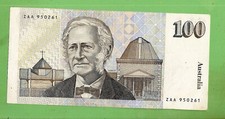 #D488.  $100  PAPER  1st  ISSUE  1st  PREFIX  BANKNOTE ZAA 950261