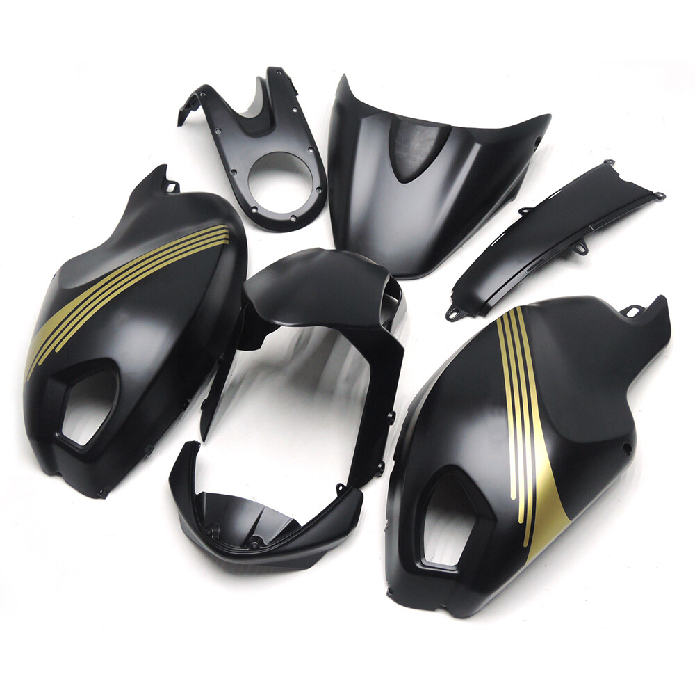 Black Fairing Kit for Ducati 696 796 M1000 2009 2010 2011 ABS