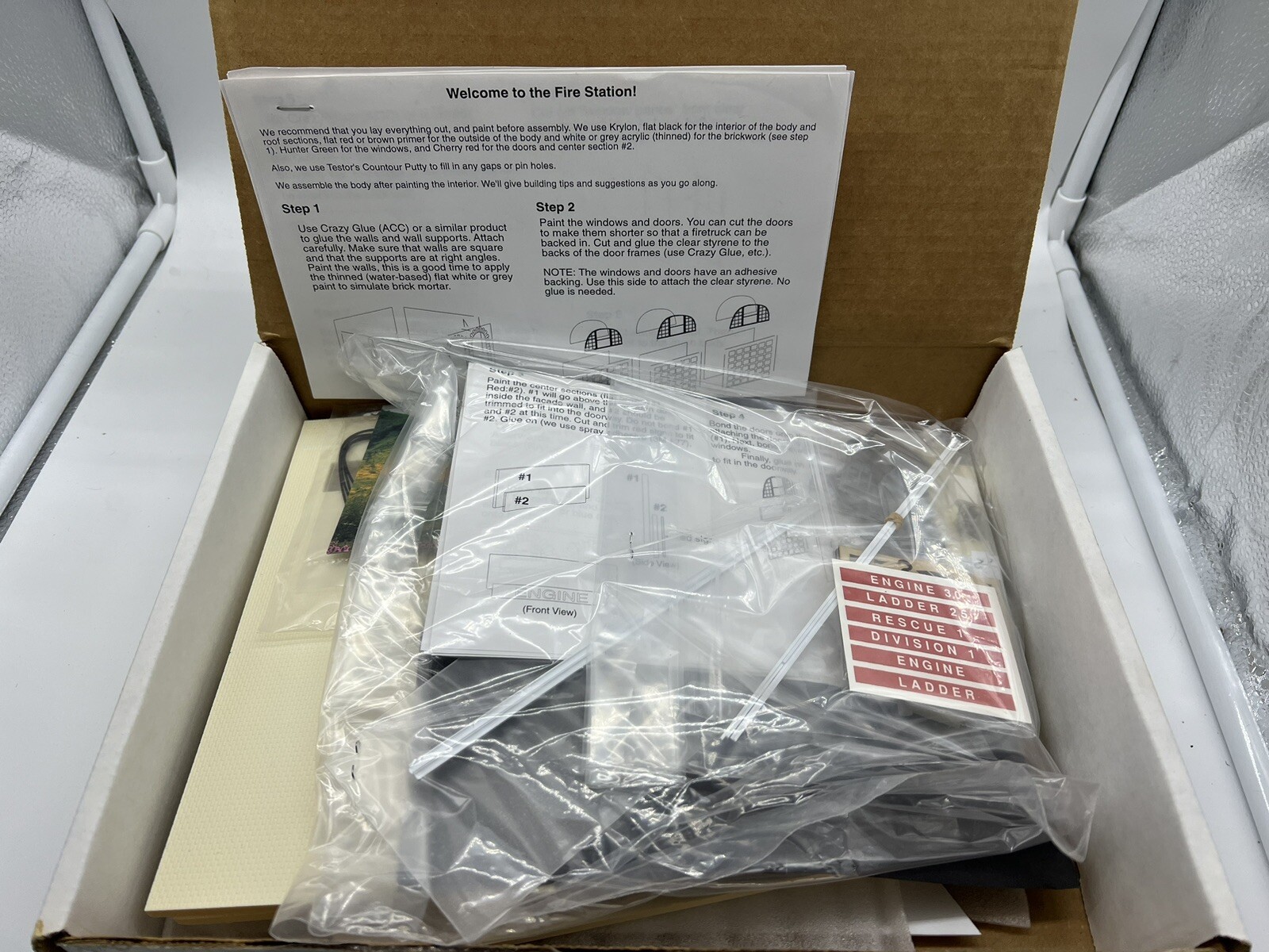 Twin Whistle Sign & Kit Co 164 Boston Firehouse S Scale eBay