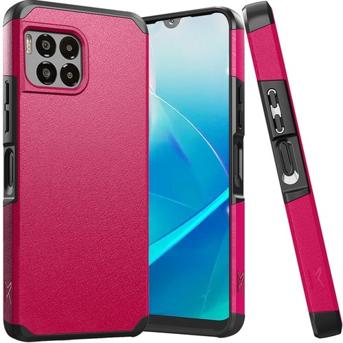 For T-Mobile REVVL 7 Pro 5G ShockProof Hybrid Case Phone Cover + Tempered Glass - Picture 26 of 35