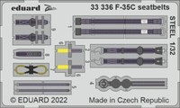 Eduard FotoäTzteile F-35C Seatbelts Steel For Trumpeter Kit 1:32 Art 33336