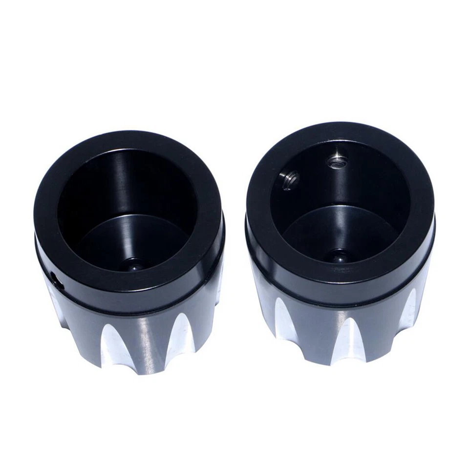 CNC Excalibur Front Axle Nut Cover Harley Softail Dyna Fatboy CVO Road King VROD - Image 4 of 4