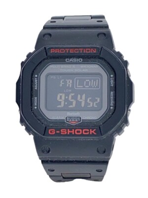 G-SHOCK GW-B5600HR-1JF 美品 CASIO G-SHOCK GW-B5600HR-1JF Black Stainless Steel Tough