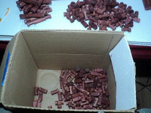 Vintage Large Lot Of 326 Wooden Lincoln Logs - Picture 2 of 12