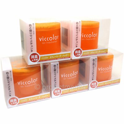 Viccolor Air Freshener Sweets De Happy x 5 Automotive Car Fragrance Diax JDM