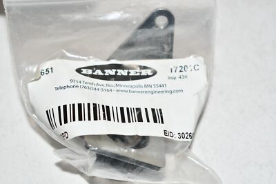 NEW Banner Engineering SMB312PD Mounting Hardware Bracket: 18 mm Barrel Mounting