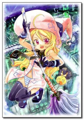 yugioh chibi card sleeves Max Protection CHIBI WITCH Yugioh Size Small Sleeves / Deck Protectors 60ct