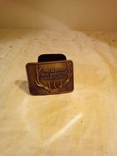 NRA Whittington Center Preserving Our Shooting Heritage Brass Belt Buckle