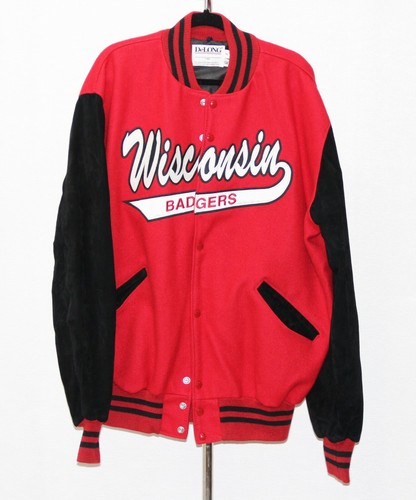 DeLONG Wisconsin Badgers Wool Letterman 