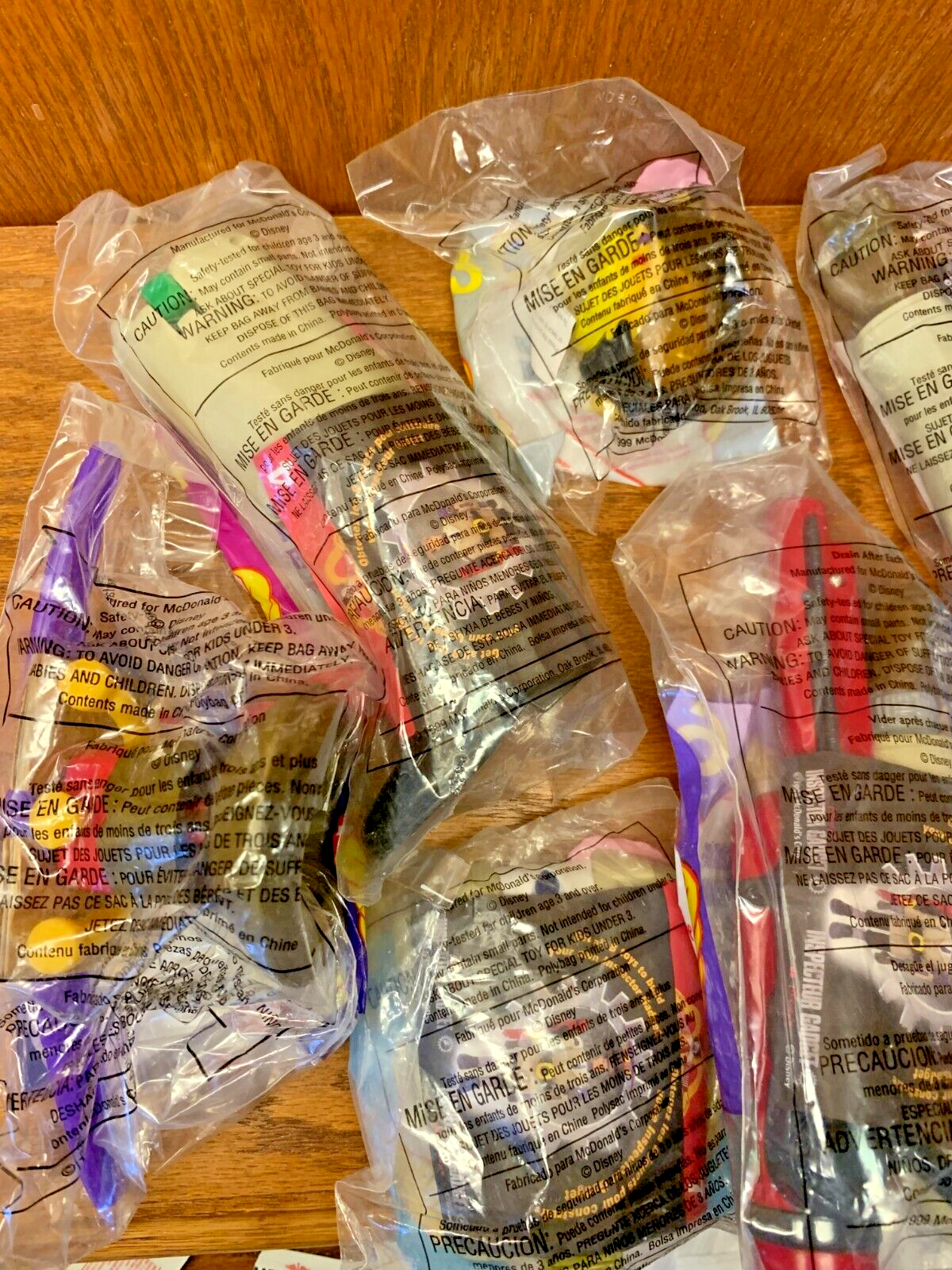 McDonald's Happy Meal Toy 1999 Inspector Gadget Set of 8 - Picture 3 of 3