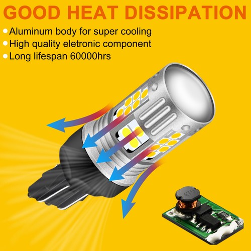 Switchback LED Bulbs For Toyota Camry 2015-2020 Turn Signal Light DRL Conversion - Picture 7 of 11