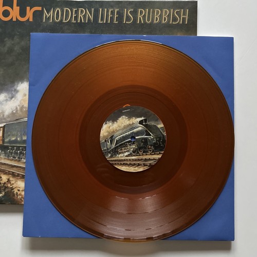 Blur Modern Life Is Rubbish (30th Anniversary) (Transparent Orange Vinyl NM/NM - Picture 9 of 17