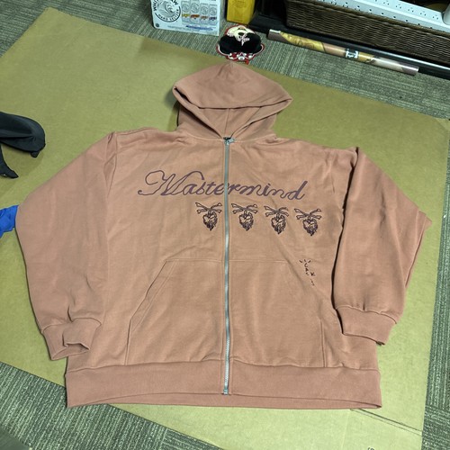 Travis Scott Cactus Jack For Mastermind Skull Zip Up Hoodie sz XL