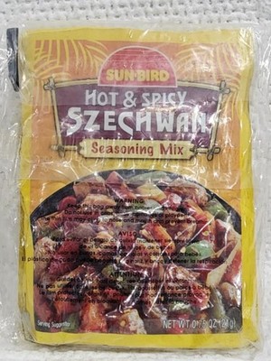 Sunbird Seasoning Mix Hot Spicy Szechwan, 0.75 oz (4 Packs) BB 10/26
