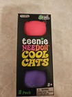 NeeDoh Teenie Cool Cats  3-Pack, Pink, Orange & Purple, New, Unopened  — photo 1