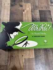 Vintage Mr. Ree The Fireside Detective Board Game 1946 Edition Selchow & Righter