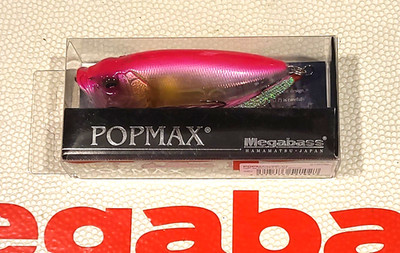 WOW! Megabass Pop Max ''GP AURORA PINK BACK'' Hard To Find SP-C Color FREE SHIP