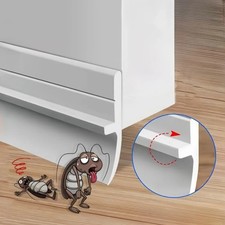 PVC Door Bottom Seal Strip Self Adhesive Draft Excluder Soundproof