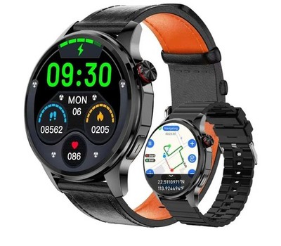 Smart Watch for Men Built-in GPS with Map(Answer/Make Call/Text), 1.46'' AI Smart