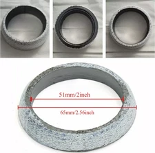 2'' Exhaust Tail Pipe Donut Gasket Muffler Seal Ring Donut Exhaust Flange Gasket